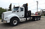 HIAB X-HiPRO 418EP-5 Crane with Kenworth Truck Work-Ready Package for Sale