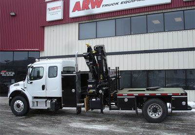 HIAB 228E-5 Hi Duo on Freightliner Truck - SOLD