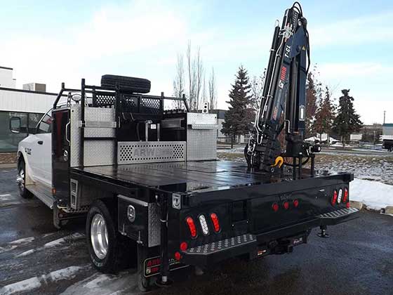 HIAB T-CLX 038-4 Crane with Dodge Truck For Sale